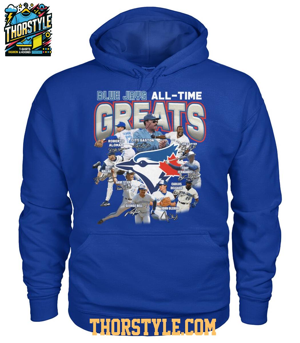 Toronto Blue Jays All-Time Greats Carter Delgado Bell Alomar Gaston T-Shirt Toronto Blue Jays All-Time Greats Carter Delgado Bell Alomar Gaston T-Shirt