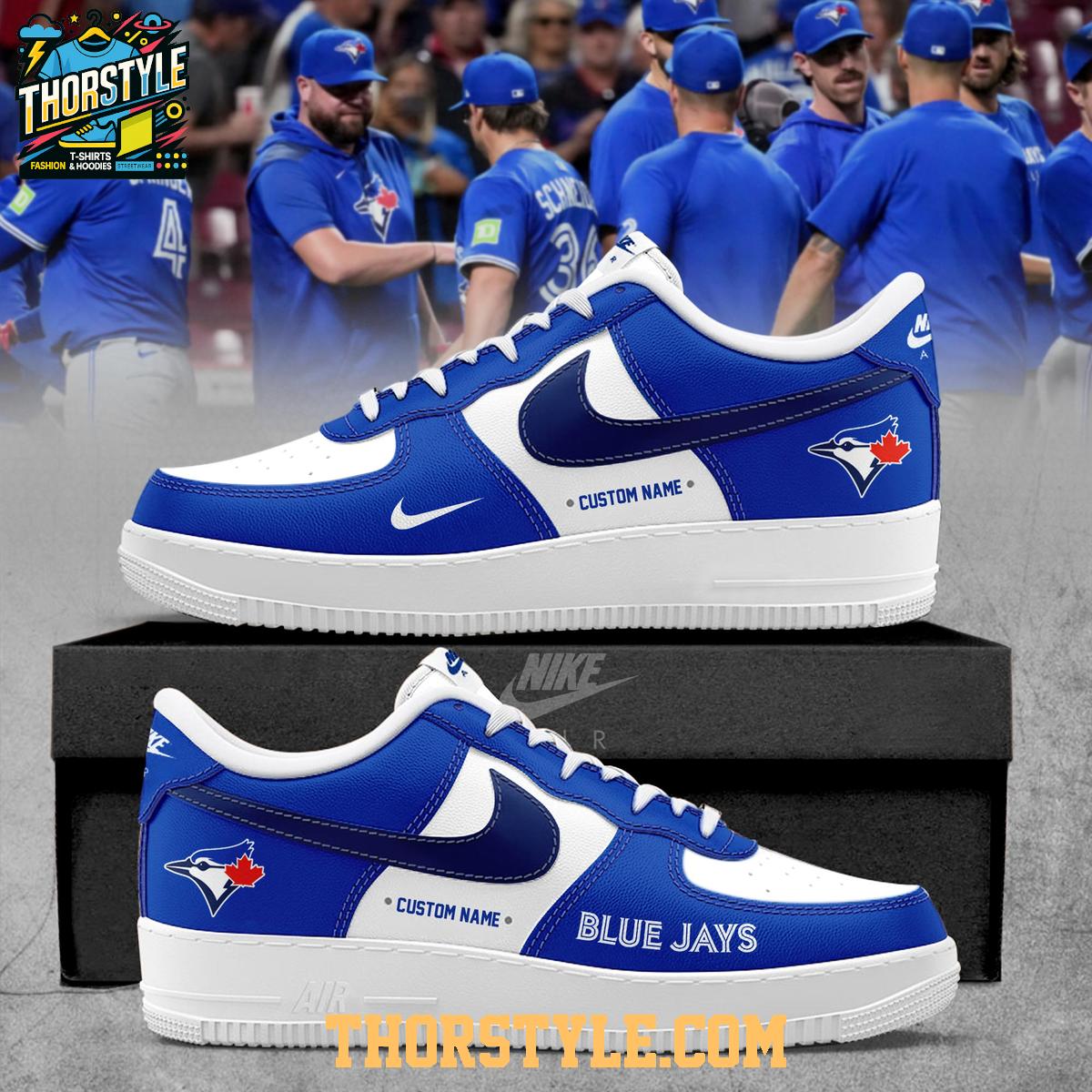 Toronto Blue Jays American League 2025 Proud Personalized Air Force 1 Shoes Toronto Blue Jays American League 2025 Proud Personalized Air Force 1 Shoes