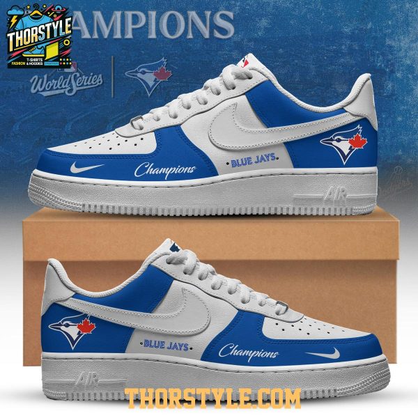 Toronto Blue Jays Champions Of World Series 2025 Air Force 1 Shoes