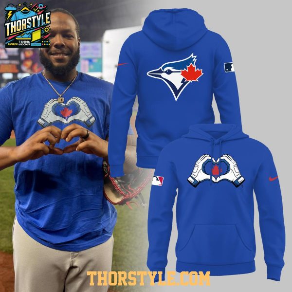 Toronto Blue Jays Heart Hands 2025 Love Support Victory Hoodie T-Shirt