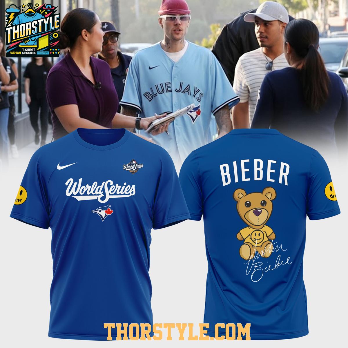 Toronto Blue Jays Justin Bieber Drew Baby 2025 World Series Hoodie Toronto Blue Jays Justin Bieber Drew Baby 2025 World Series Hoodie