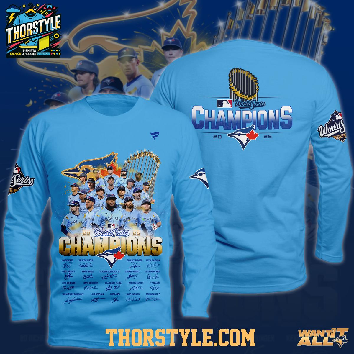 Toronto Blue Jays Underdog Team World Series 2025 Hoodie T-Shirt Toronto Blue Jays Underdog Team World Series 2025 Hoodie T-Shirt