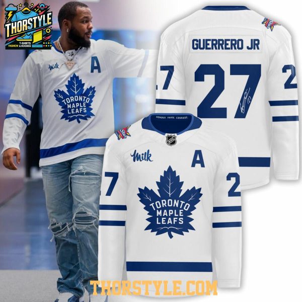 Toronto Maple Leafs Vladimir Guerrero Jr. 2025 Personalized Hockey Jersey