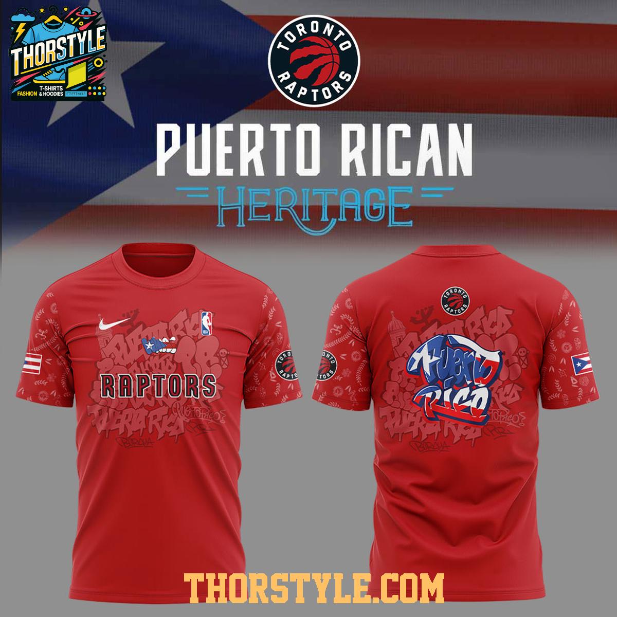 Toronto Raptors Puerto Rican Heritage Root And Culture 2025 Hoodie T-Shirt Toronto Raptors Puerto Rican Heritage Root And Culture 2025 Hoodie T-Shirt