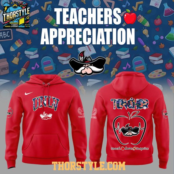 UNLV Rebels Teachers 2025 Day Of Appreciation Hoodie T-Shirt