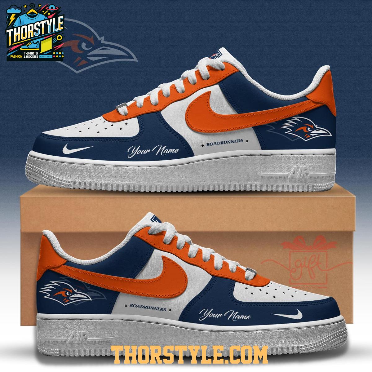 UTSA  Roadrunners 2025 Fight Roadrunners Fight Personalized Air Force 1 Shoes UTSA  Roadrunners 2025 Fight Roadrunners Fight Personalized Air Force 1 Shoes