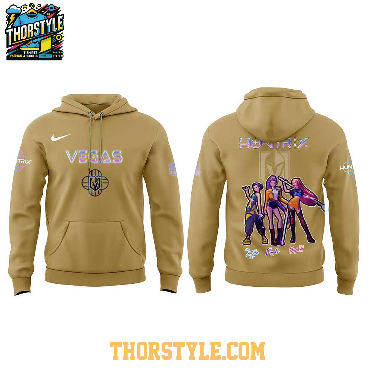 Vegas Golden Knights KPop Demon Hunters 2025 Takedown Hoodie T-Shirt Vegas Golden Knights KPop Demon Hunters 2025 Takedown Hoodie T-Shirt