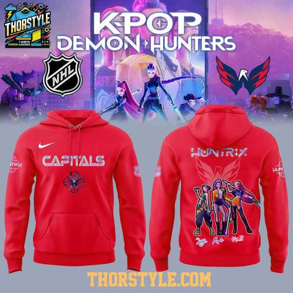 Washington Capitals KPop Demon Hunters 2025 Takedown Hoodie T-Shirt