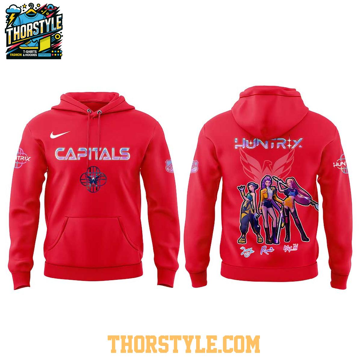 Washington Capitals KPop Demon Hunters 2025 Takedown Hoodie T-Shirt Washington Capitals KPop Demon Hunters 2025 Takedown Hoodie T-Shirt