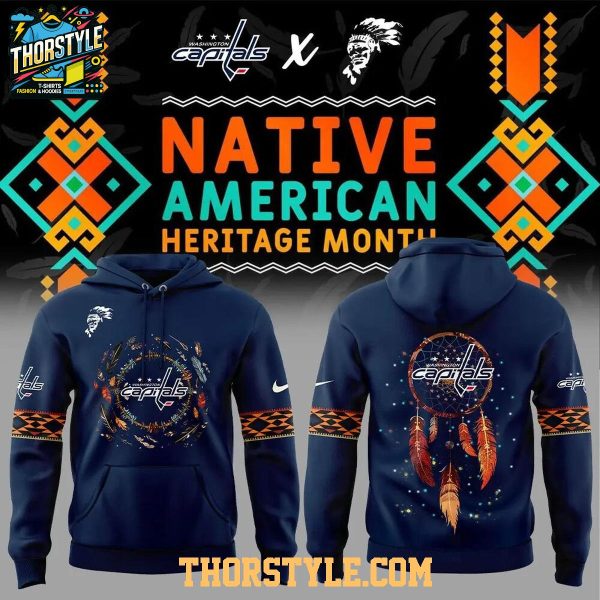 Washington Capitals Native American Heritage 2025 Our Root Hoodie T-Shirt