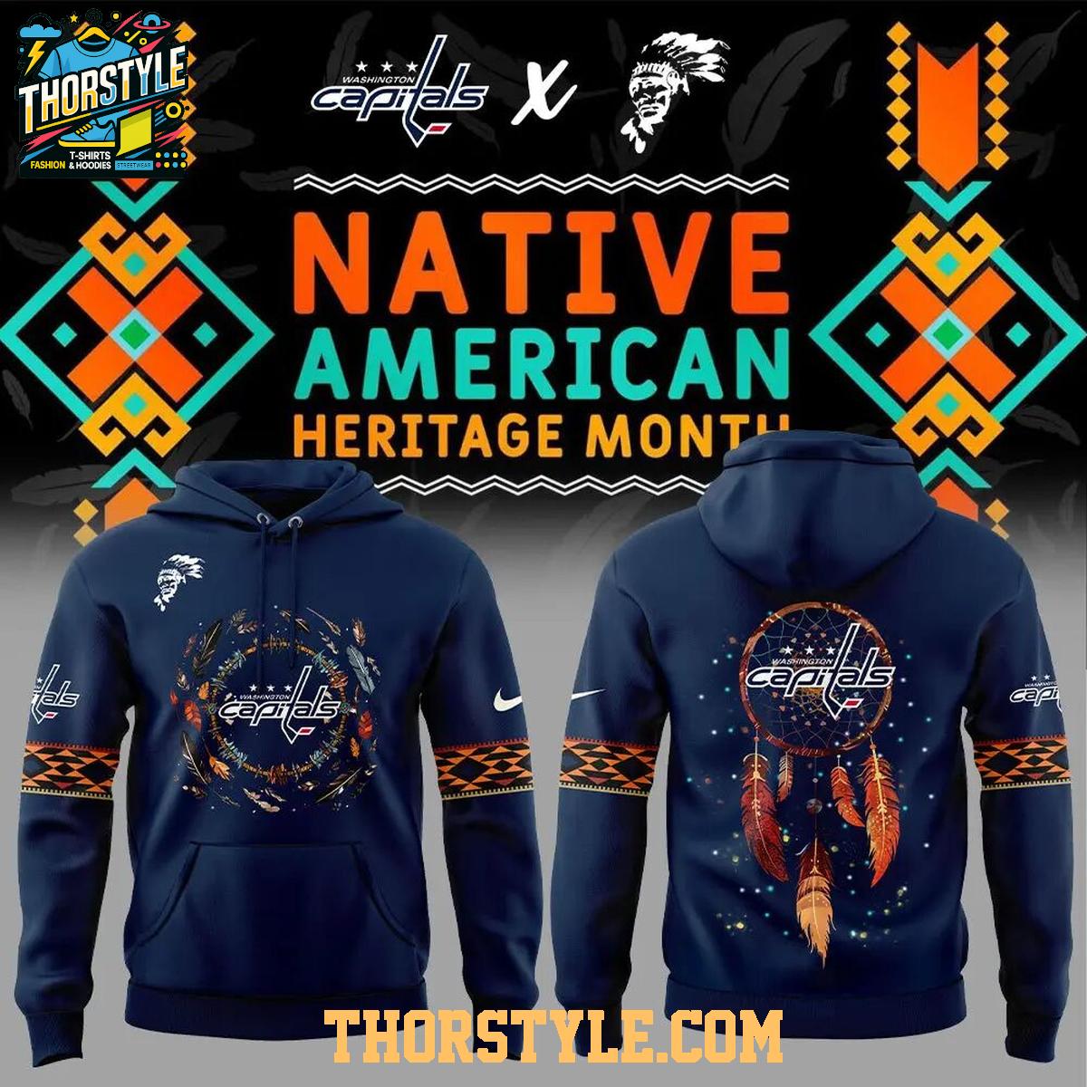 Washington Capitals Native American Heritage 2025 Our Root Hoodie T-Shirt Washington Capitals Native American Heritage 2025 Our Root Hoodie T-Shirt