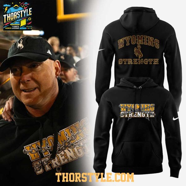 Wyoming Cowboys Strength Matchday 2025 Hoodie T-Shirt