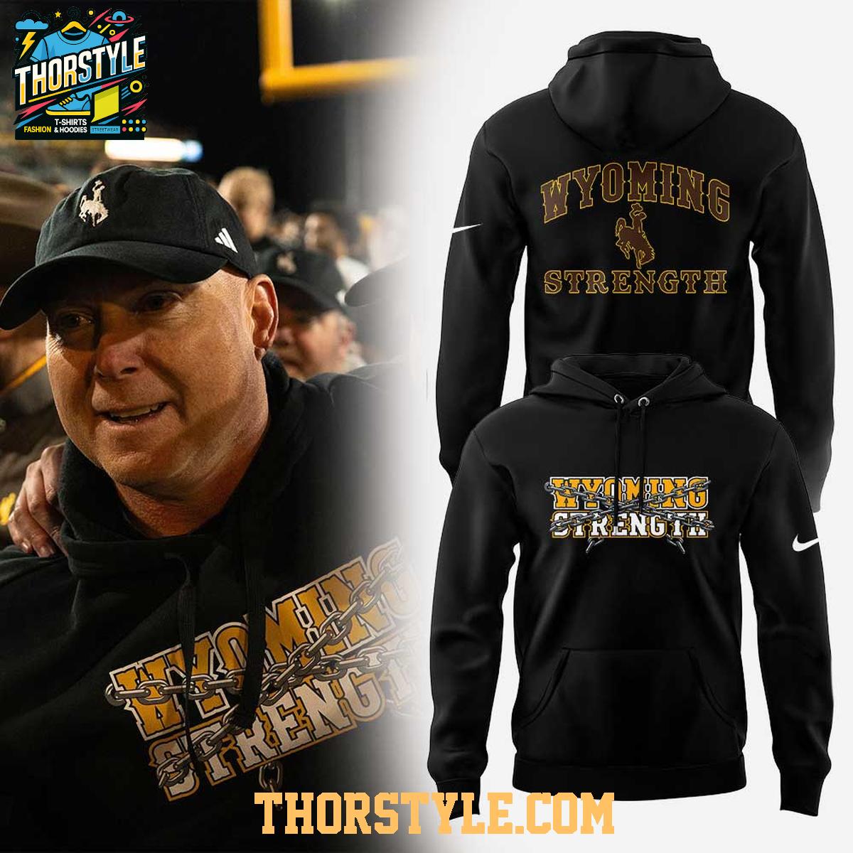 Wyoming Cowboys Strength Matchday 2025 Hoodie T-Shirt Wyoming Cowboys Strength Matchday 2025 Hoodie T-Shirt