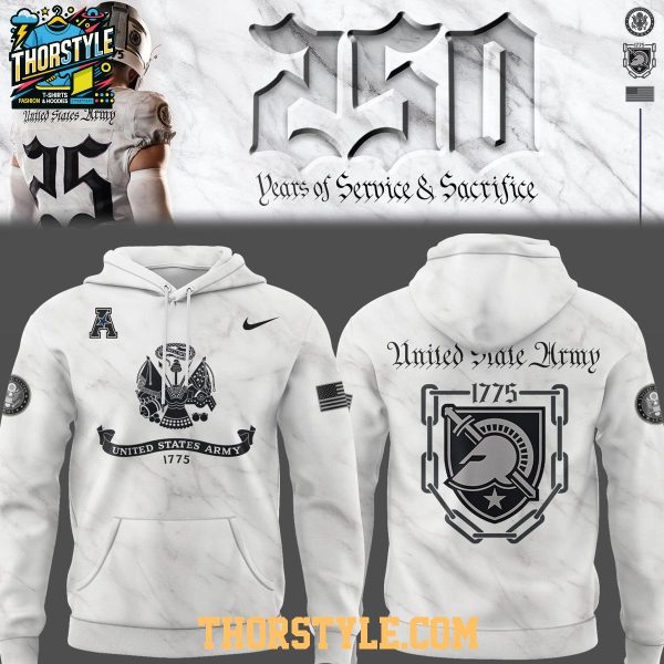 Army Black Knights 250 Years Of Service And Sacrifice 2025 Hoodie T-Shirt