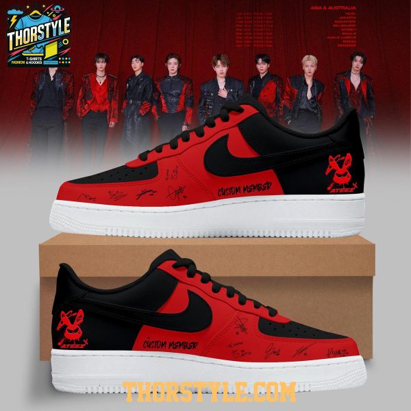 Ateez In Your Fantasy World Tour 2026 Celebrating Air Force 1 Shoes