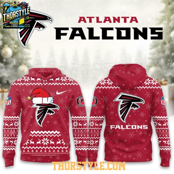 Atlanta Falcons Christmas Happy Snowy Day 2025 Rise Up Hoodie T-Shirt