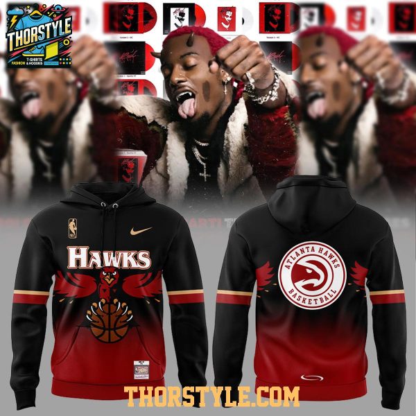 Atlanta Hawks 2025 Playboi Carti Antagonist Tour Hoodie T-Shirt