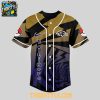 Baltimore Ravens 2025 Pokemon Trainers Pikachu Fight Baseball Jersey