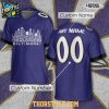Baltimore Ravens City Skyline Legends Team Personalized Football Jersey