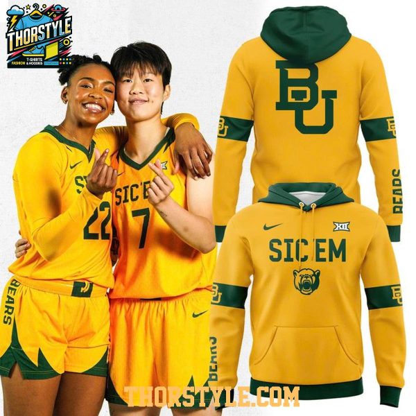 Baylor Bears Sic’ Em 2025 Bear Claw Hoodie T-Shirt