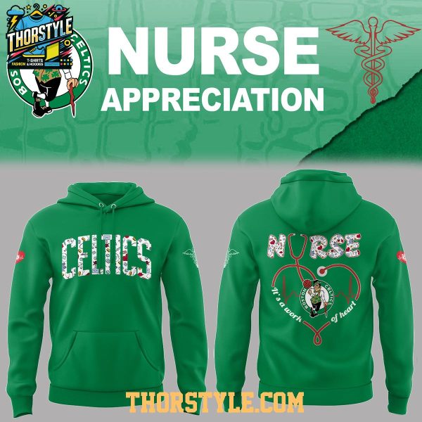 Boston Celtics Nurse Night Of Appreciation 2025 Christmas Hoodie T-Shirt