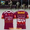Brisbane Broncos 2025 Remembrance Day Lest We Forget Hoodie T Shirt