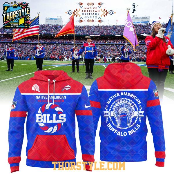Buffalo Bills American Native Heritage 2025 Christmas Game Hoodie