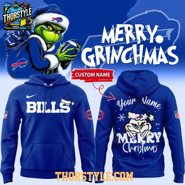 Buffalo Bills Grinch Merry Christmas 2025 Personalized Hoodie T-Shirt