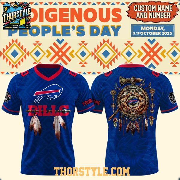 Buffalo Bills Native American 2025 Appreciation Night Football Jersey