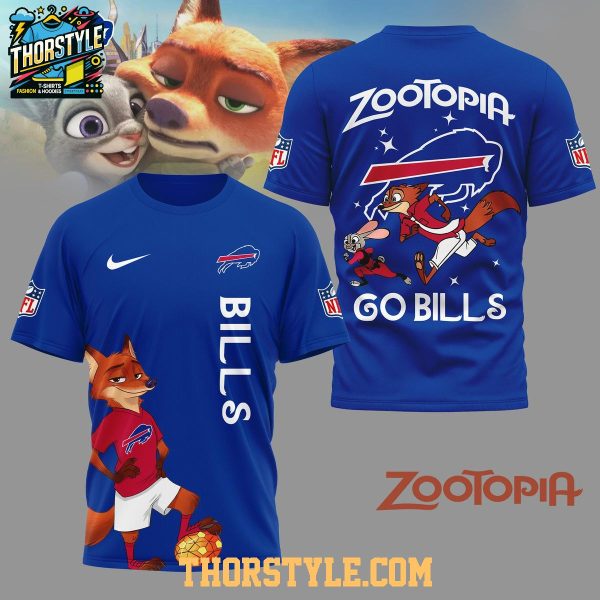 Buffalo Bills Zootopia NFL Crossover 2025 Christmas Hoodie T-Shirt
