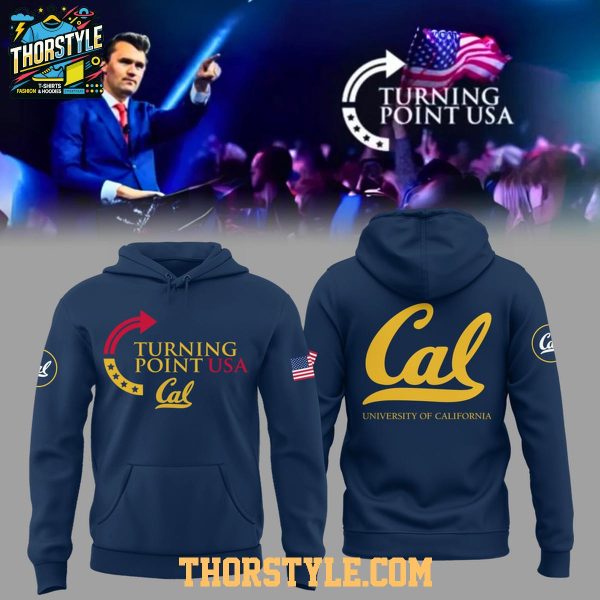 California Golden Bears Turning Point USA 2025 Charlie Kirk Hoodie