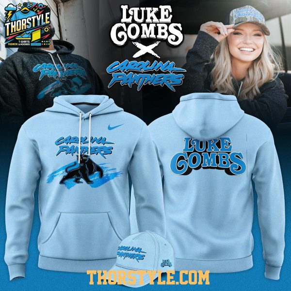 Carolina Panthers 2025 Luke Combs Saturday Night In NC Hoodie T-Shirt
