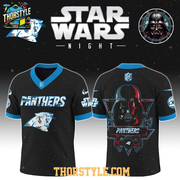 Carolina Panthers Star Wars Darth Vader 2025 Football Jersey