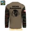 Chicago Blackhawks Military Game Night 2025 Hockey Jersey