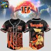 Cleveland Browns 2025 Pokemon Trainers Pikachu Fight Baseball Jersey