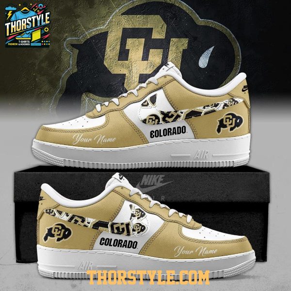 Colorado Buffaloes 2025 Fight Buffaloes Personalized Air Force 1 Shoes