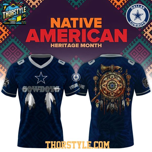 Dallas Cowboys Native American 2025 Appreciation Night Football Jersey