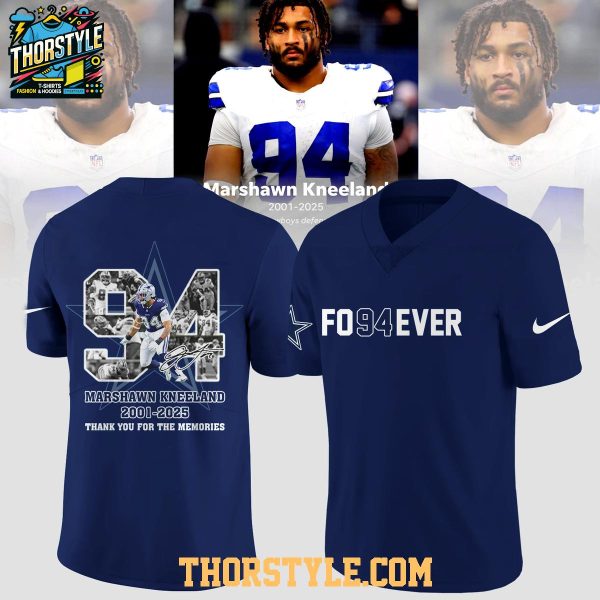 Dallas Cowboys Thank You Marshawn Kneeland 2001-2025 Football Jersey