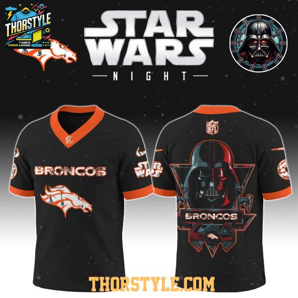 Denver Broncos Star Wars Darth Vader 2025 Football Jersey