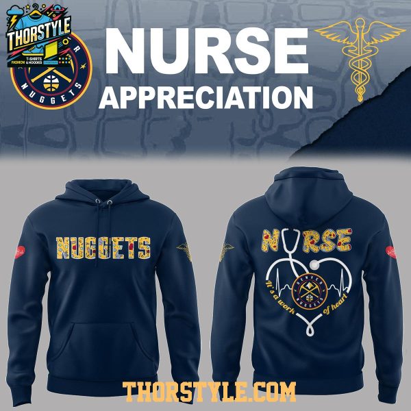 Denver Nuggets Nurse Night Of Appreciation 2025 Christmas Hoodie T-Shirt