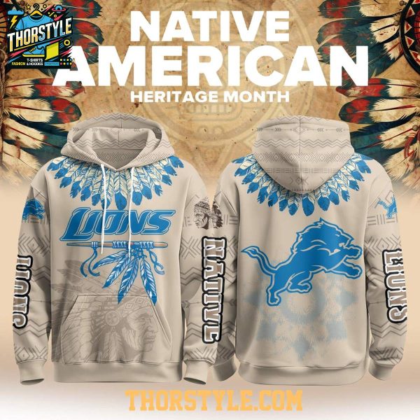 Detroit Lions Celebrate Native Heritage 2025 Super Bowl Hoodie T-Shirt