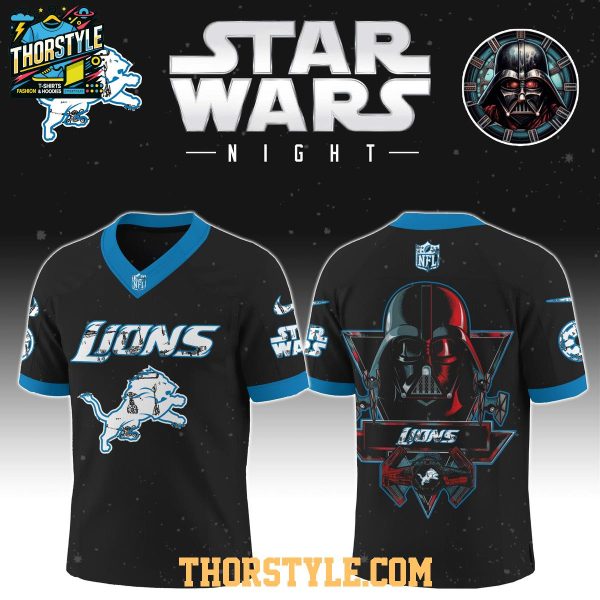 Detroit Lions Star Wars Darth Vader 2025 Football Jersey