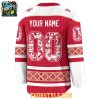 Detroit Red Wings Indigenous People Holiday 2025 Personalized Hockey Jersey