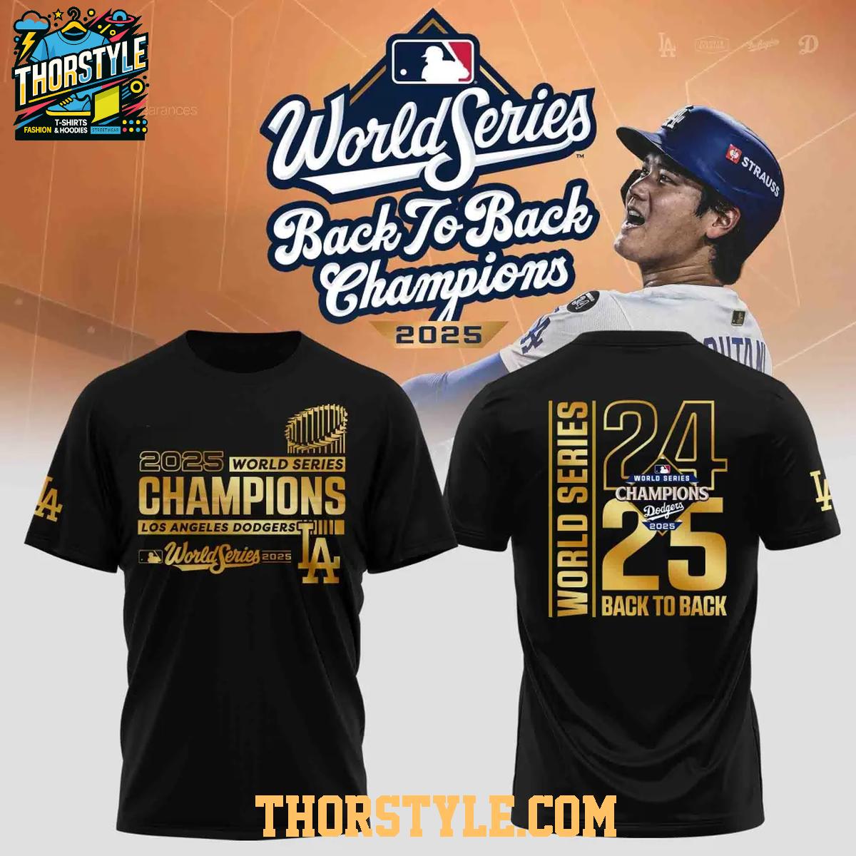 Dodgers Baseball World Series Champions 2025 Back2Black Hoodie Dodgers Baseball World Series Champions 2025 Back2Black Hoodie