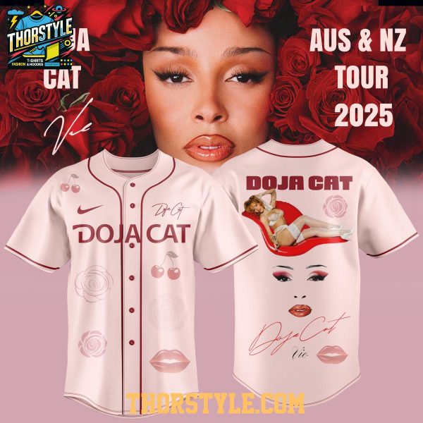 Doja Cat Tour Ma Vie Tour Australia And New Zealand 2025 Baseball Jersey