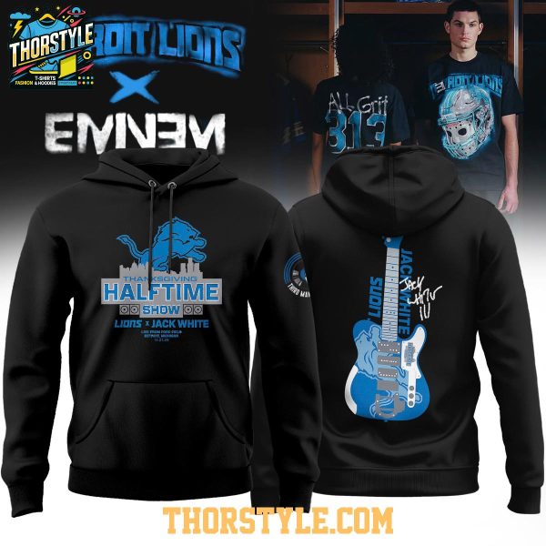 Eminem Detroit Lions Jack White Thanksgiving Halftime Show 2025 Hoodie T-Shirt