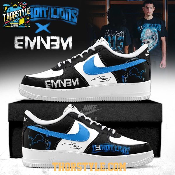 Eminem Detroit Lions Thanksgiving Halftime Show 2025 Personalized Air Force 1 Shoes