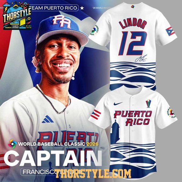 Francisco Lindor Puerto Rico 2026 New York Mets Personalized Baseball Jersey