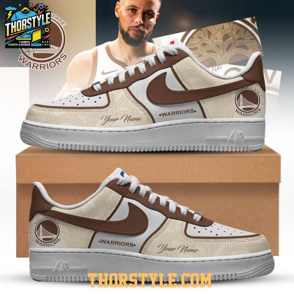 Golden State Warriors 2025 City Edition Win For The Bay Air Force 1 Shoes