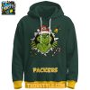 Green Bay Packers Grinch Naughty Kissmyass Christmas 2025 Hoodie T Shirt